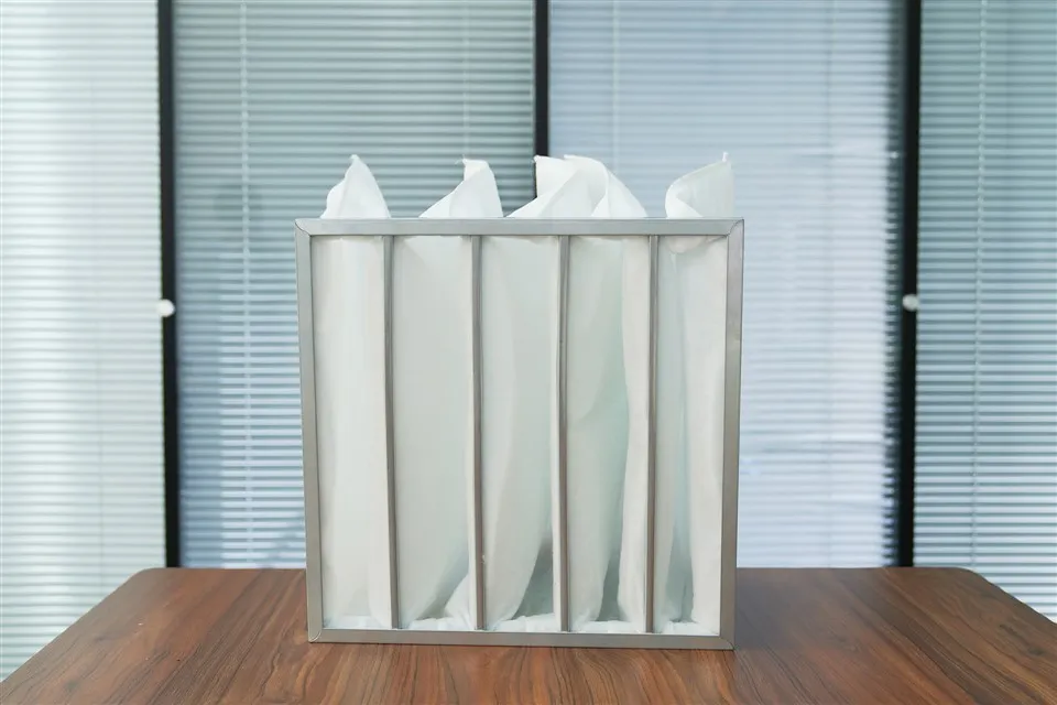 শিল্প অ্যাপ্লিকেশন HVAC/স্প্রেবুথ পকেট ফিল্টারের জন্য ডাস্ট কালেকশন ব্যাগ ফিল্টার