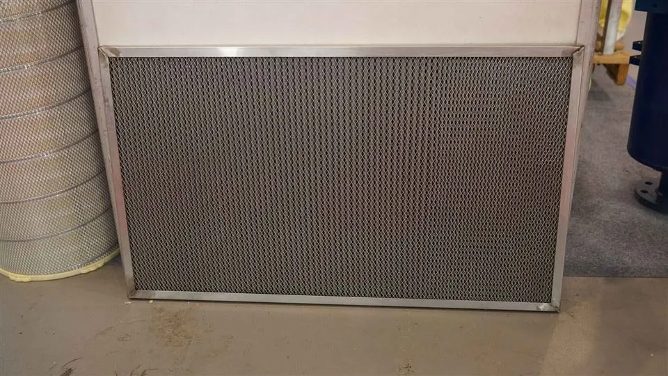 চুল্লি প্রি ফিল্টার স্টেইনলেস স্টীল ধোয়া যায় অ্যালুমিনিয়াম মেশ এয়ার ফিল্টার